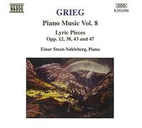 Grieg, E. - Musique de piano Vol.8