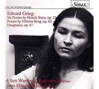 Grieg : Mélodies. Andersen, Bratlie.