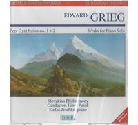 Grieg: Peer Gynt Suites No. 1 & 2; Works for Solo Piano by Slovenia Philharmonic, Liboor Pesek, Stefan Jeschko (0100-01-01)
