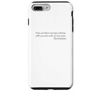 Griego ático - Cita Protágoras - Filosofía Clásica Carcasa para iPhone 7 Plus/8 Plus