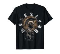Griego Esparta Casco Guerrero Soldado Espartano Camiseta