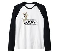 Griego Gracioso No Seas un Malaka A Nadie le Gusta Malaka Sarcástico Camiseta Manga Raglan