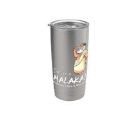 Griego gracioso No seas un Malaka A nadie le gusta Malaka Sarcástico Vaso térmico de acero inoxidable de doble pared