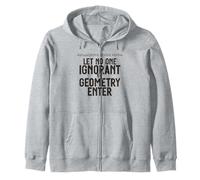 Griego no Deja Entrar a Nadie ignorante de geometría para Hombres Mujeres. Sudadera con Capucha