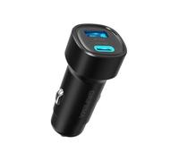 GRIFEMA Cargador Coche USB C 48W, Adaptador de Mechero de Coche con 30W PD USB-C y 18W QC 3.0 USB-A, Cargador Rápido para iPhone 16/15/14, Samsung Galaxy, iPad, GPS