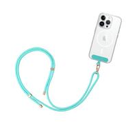 GRIFEMA GH02A Cuerda para Móvil Universal, Cordón para Teléfono con Parche, Correa Ajustable, Compatible la Mayoría de Las Fundas de Teléfono, Azul