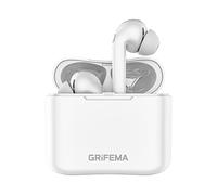 GRIFEMA G-TWS1, Auriculares Inalámbricos Bluetooth con Toque, Auriculares Intrauditivos Bluetooth, Auriculares Deportivos Inalámbricos para Correr y Hacer Ejercicio, Blanco