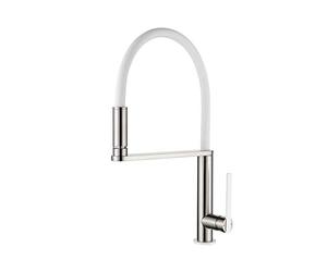 Grifema G14102A Grifo cocina led, Gris-Blanco