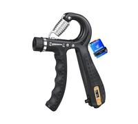 GRIFEMA GA5003 Hand Grip, Ejercitador de Manos Ajustable de 5-60kg con Función de Conteo, para Entrenar el Agarre, Negro