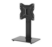 GRIFEMA GB1005-2 Soporte TV Pie para Pantallas de 17-43 Pulgadas de Curvos Planos Plasma OLED LCD LED, Soporte de TV de Mesa con Giratorio y Altura Ajustable, hasta 30 kg, Máx VESA 200x200 mm
