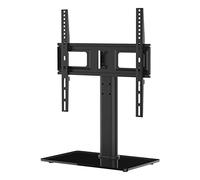 GRIFEMA GB1005 Soporte TV Pie para Pantallas de 26-55 Pulgadas, Hasta 45 kg, Soporte Pie TV Giratorio y Ajustable en Altura,Base de Vidrio Templado de 8mm,Gestión de Cables,Máx. VESA 400x400mm