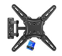 GRIFEMA Soporte TV Pared para 26-65", Brazo TV Giratorio Inclinable Extensible Máx Soporte VESA 400x400mm, hasta 35kg Sujeción TV Pared Universal Versatilidad Fácil Instalación GB1010