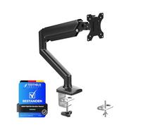 GRIFEMA GB2003-1 Soporte de Monitor con Resorte de Gas para Pantalla de Computadora de 13-32 Pulgadas, Altura Ajustable, VESA 75x75/100x100, Peso 2-9 kg, Negro