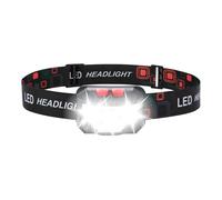 GRIFEMA GD301 Linterna Frontal LED Recargable, 6 Modes de Luz (Blanco y Rojo) con Sensor de Movimiento, IPX45 Impermeable y Liviana, para Correr de Noche, Camping, Pesca, Excursión