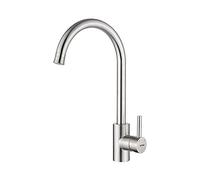 GRIFEMA Irismart - Grifo de cocina para suministro de agua a baja presión, mezclador de fregadero, Acero [Exclusivo en Amazon]