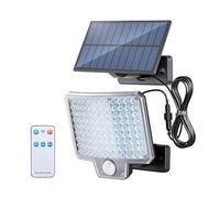 GRIFEMA GD201 Luz Solar Exterior con Sensor de Movimiento, [108 LEDs/ 3 Modos/ 1500mAH], Foco Solar Exterior con Control Remoto, IP65 Impermeable para Jardín, Garajes
