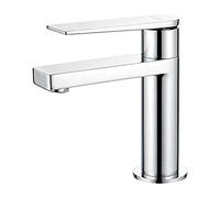 GRIFEMA Lyon - Grifo de lavabo, mezclador monomando baño, Cromo [Exclusivo en Amazon]