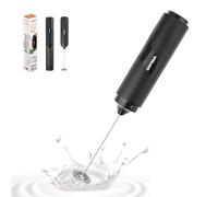 GRIFEMA Mini Batidora Espumador, Batidora de Leche Espuma Electrico 13000 RPM, Funciona con Pilas, ErgonóMico, Portabilidad Espumadera de Leche para Cappuccino, Café Bulletproof, Matcha
