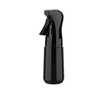 GRIFEMA Pulverizador de Agua Negro 200ml - Botella Spray de Plástico Reutilizable sin BPA con Niebla Fina y Pulverización Continua de 3s para Plantas, Peluquería y Limpieza, GE2003B-200B
