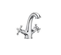 Grifería bimando lavabo Roca Carmen cuerpo liso cromada A5A3A4BC00