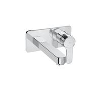 Grifería Empotrable Monomando para Lavabo Caño Fijo Cromado Roca