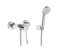 Grifería Exterior para Ducha Monomando con Ducha de Mano Flexible y Maneta Accesible Victoria 170 cm Roca