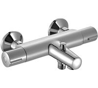 Grifería termostática mural para baño y ducha Ahorro de agua Inversor automático de tirador Material Latón Cromado Jacob Delafon JULY E45714-CP