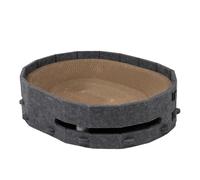 Griffing para gatos | Cat Scratch Board | Doble cartón ondulado Chat Scratch | Juego de rascador para gatos | Consumo de arañazos intercambiable para gatos con campanas integradas para