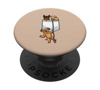Griffon Bruxellois, lindos perros, amantes de los perros de bolsillo PopSockets PopGrip Adhesivo