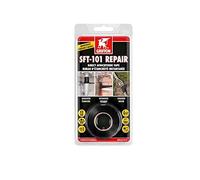GRIFFON Cinta de reparación universal autofusionante ST101 para rodillos de 25 mm x 3 mm, color negro