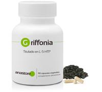 GRIFFONIA SIMPLICIFOLIA * 170 mg / 90 cápsulas * Titulado al 28% min en L - 5 - HTP * Cerebro, Energia, Equilibrio emocional, Músculos & esqueleto, Peso, Sueño