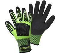 GRIFFY L+D SKELETTO 1200-8-9 - Guantes de trabajo (nitrilo, talla 9, EN 388, CAT II, 1 unidad)