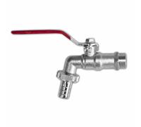 Grifo 1/2" Grifo De Palanca Jardín Sótano Válvula De Bola Grifo