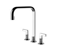 Grifo 3 Agujeros Gessi Inciso 58701 031 Chrome