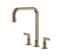 Grifo 3 Agujeros Gessi Inciso 58701 149 Finox Brushed Nickel