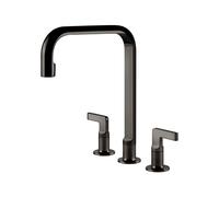 Grifo 3 Agujeros Gessi Inciso 58701 706 Black Metal