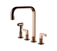 Grifo 4 Agujeros Gessi Inciso 58703 030 Copper PVD