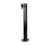 Grifo anticongelante anticongelante para exteriores con extensor de manguera y soporte de carrete de manguera de acero inoxidable extraíble, hidrante de agua decorativo, columna de agua hexagonal