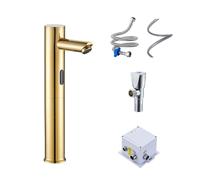 Grifo automático para lavabo de baño sin contacto con sensor de movimiento para funcionamiento manos libres, ideal para lavabos altos modernos