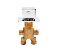 Grifo Bañera y Ducha, grifo de cascada de latón para bañera, interruptor de agua fría o agua caliente solo para baño, separador de válvula de control de cromo para cabina de ducha ( Size : 1 Pcs-B )