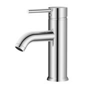 Grifo Baño para Lavabo Monomando Lofe Cromado Acero Inoxidable 304 Fría/Caliente