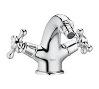 Grifo bimando de caño fijo para bidet con acabado cromado Carmen Roca