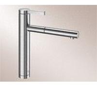 BLANCO LINEE-S | Acero inoxidable satinado | Alta presión | Con manguera retráctil | Impresor de reflujo | Cartucho de cerámica | Calidad y ahorro de agua garantizadas, 1 pieza