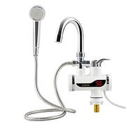 Grifo Calentador De Agua Grifo calentador de agua 220v grifo cocina instantáneo ducha calentadores instantáneos calefacción sin tanque(Shower heater under)
