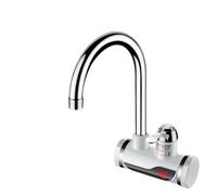Grifo Calentador De Agua Grifo de agua caliente instantáneo inteligente, manguera Universal acero inoxidable, grifo sin depósito con ducha, baño, cocina, calentador(Lateral type)