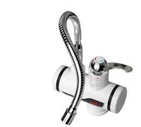 Grifo Calentador De Agua Grifo de agua caliente instantáneo inteligente, manguera Universal acero inoxidable, grifo sin depósito con ducha, baño, cocina, calentador(Universal hose)
