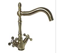 Grifo Cocina Fregadero Caña Alta Antiguo Mezclador Latón JH-1694