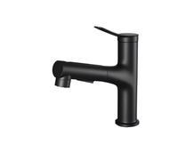 Grifo Cocina Grifo mezclador extraíble for lavabo de baño, agua fría y caliente, gris/cromado, 3 funciones, for enjuague bucal, montaje en cubierta(Color3)