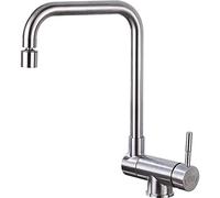 Grifo Cocina, grifos Plegables, Grifo Cocina Agua Caliente y fría, Fregadero Ventana abatible, Fregadero Acero Inoxidable, Lavable/E-Grifos Negros Abatibles