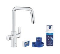 Grifo Cocina Grohe Blue Puro Start Boca a U Cromo con Filtro Carbón Att